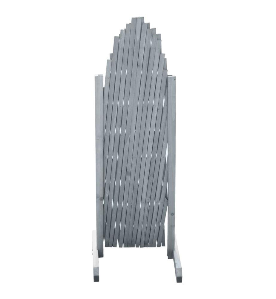 Clôture en treillis bois de sapin massif 1,8x1 m gris