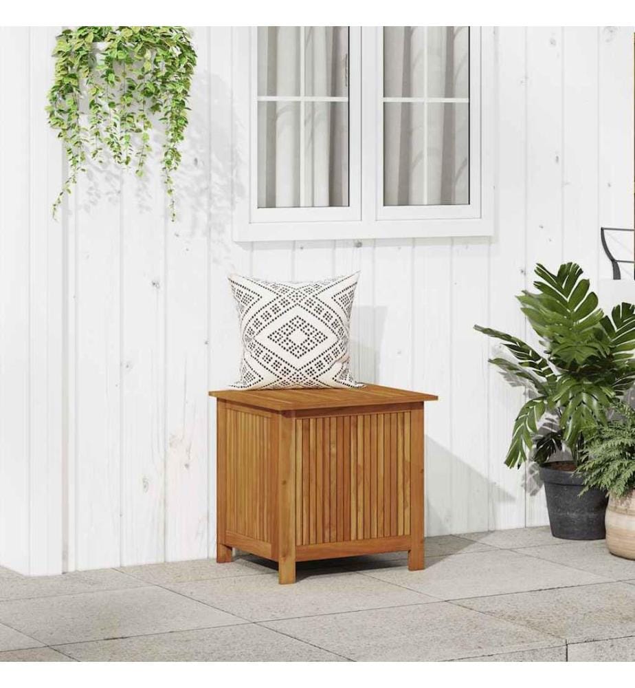 Garten-Aufbewahrungsbox 60x50x58 cm Massivholz Akazie
