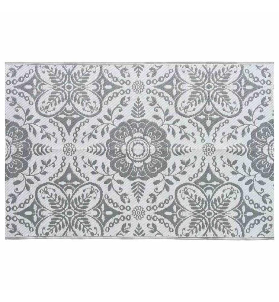 Outdoor-Teppich ARAKIL Hellgrau 190x290 cm PP