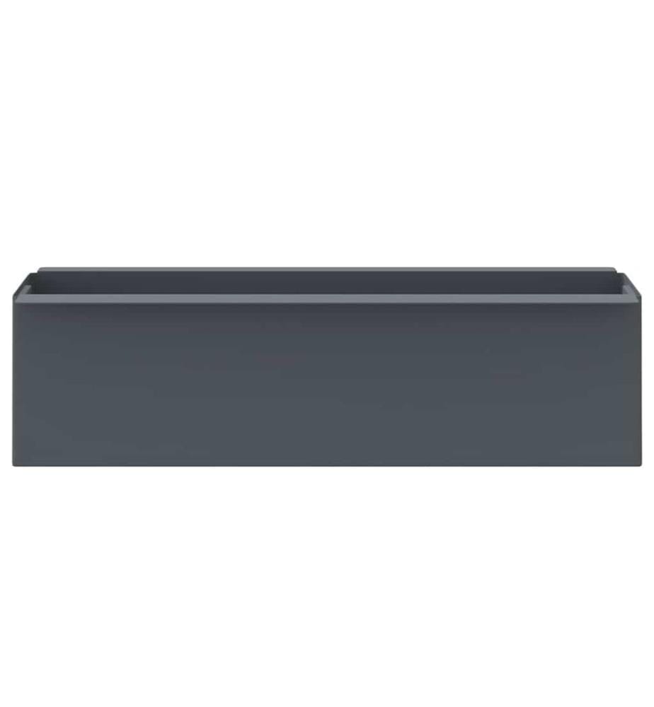Pflanzkasten für Europaletten 12 Stk. Grau 36x13,5x9,5 cm PP
