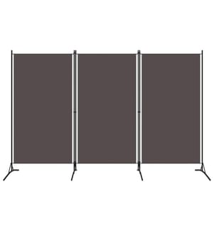 Cloison de séparation 3 panneaux Anthracite 260x180 cm