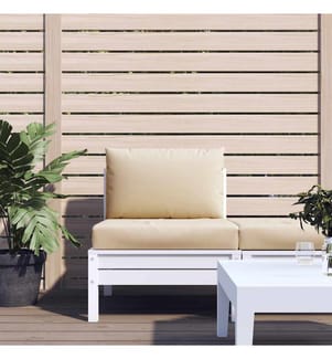Palettenkissen 2-tlg. Beige Oxford-Gewebe