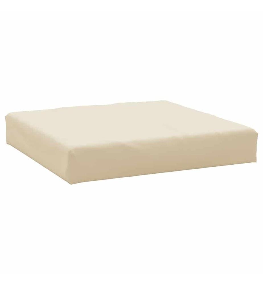 Coussins de palette lot de 2 beige tissu oxford