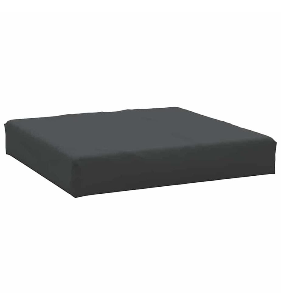 Coussins de palette lot de 2 noir tissu oxford