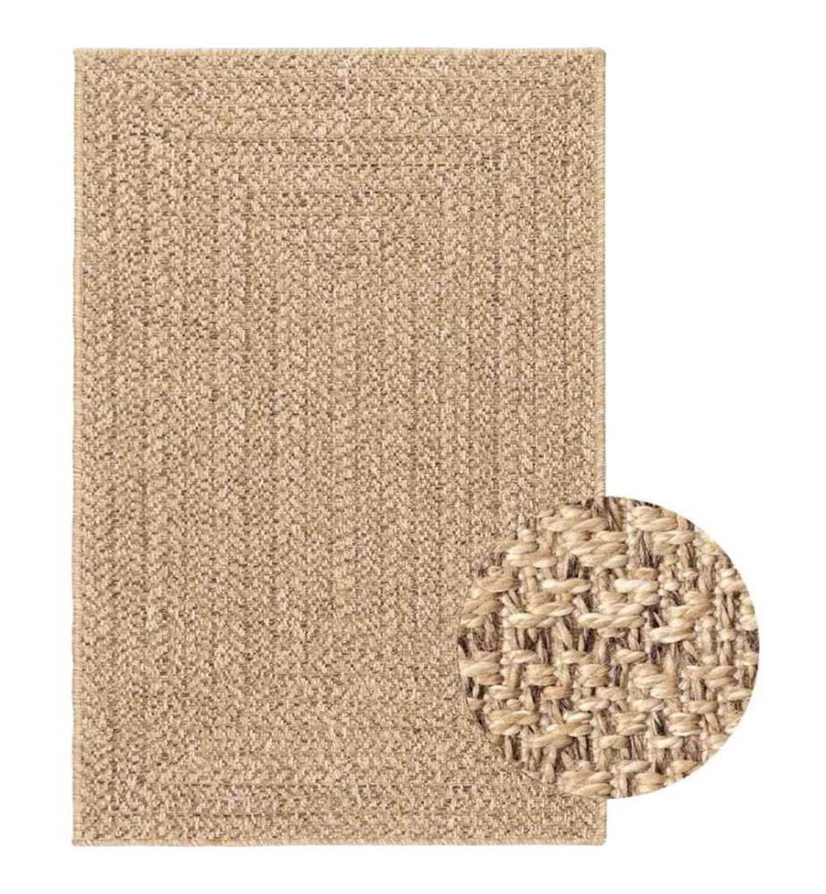Tapis ZIZUR 200x290 cm aspect de jute intérieur et extérieur