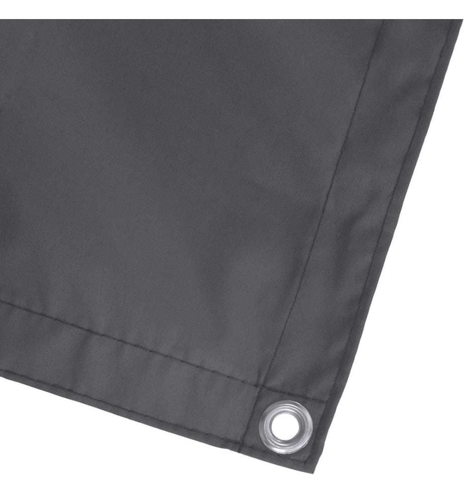 Balkon-Sichtschutz Anthrazit 90x1000 cm 100 % Polyester-Oxford
