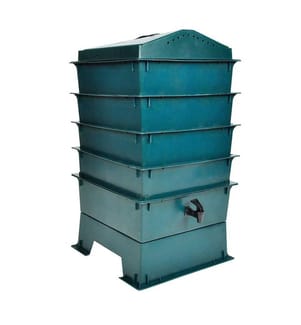 Wurmkomposter 4 Fächer 42x42x60 cm