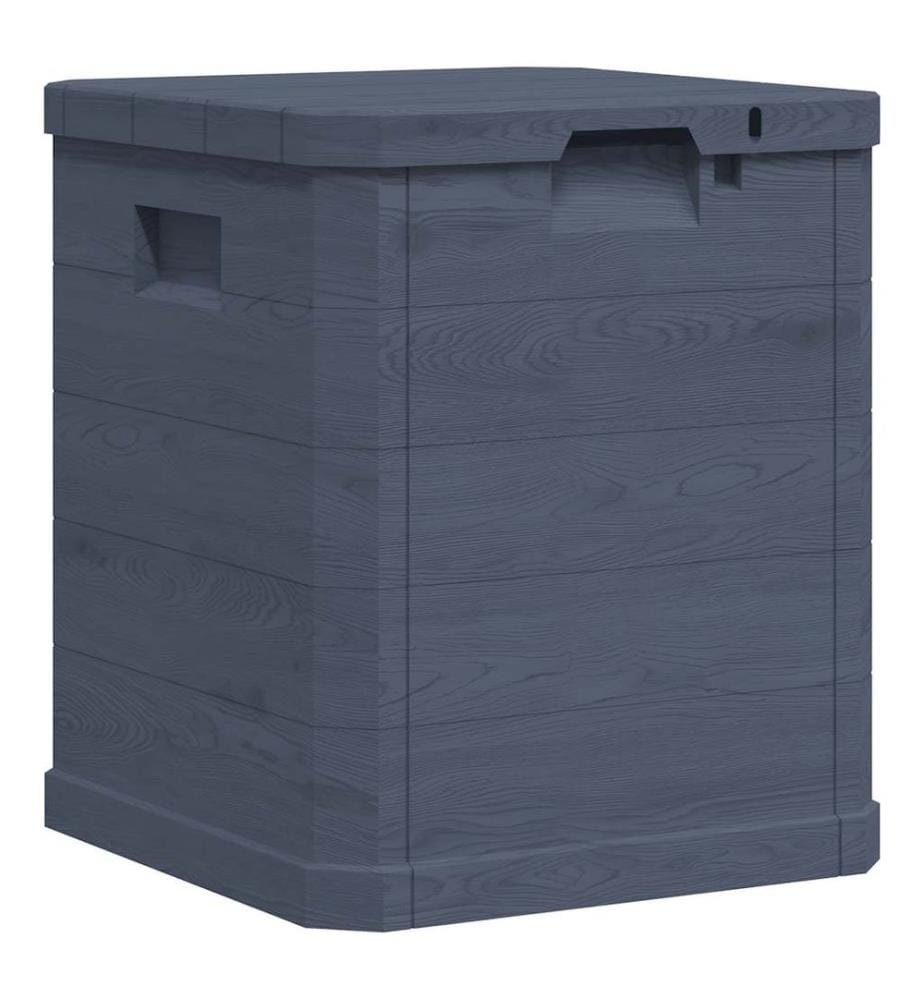Garten-Aufbewahrungsbox 90 L Anthrazit