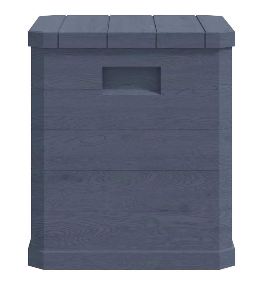 Garten-Aufbewahrungsbox 90 L Anthrazit