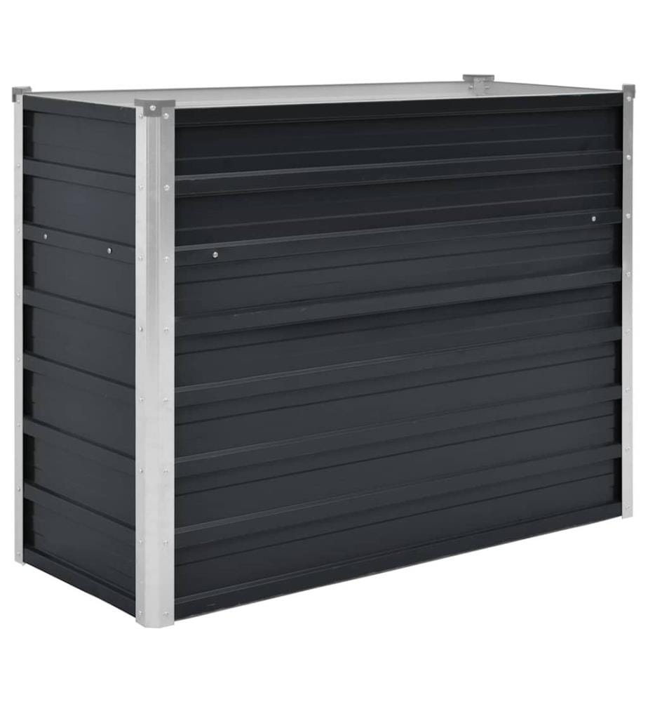 Lit surélevé de jardin Anthracite 100x40x77 cm Acier galvanisé