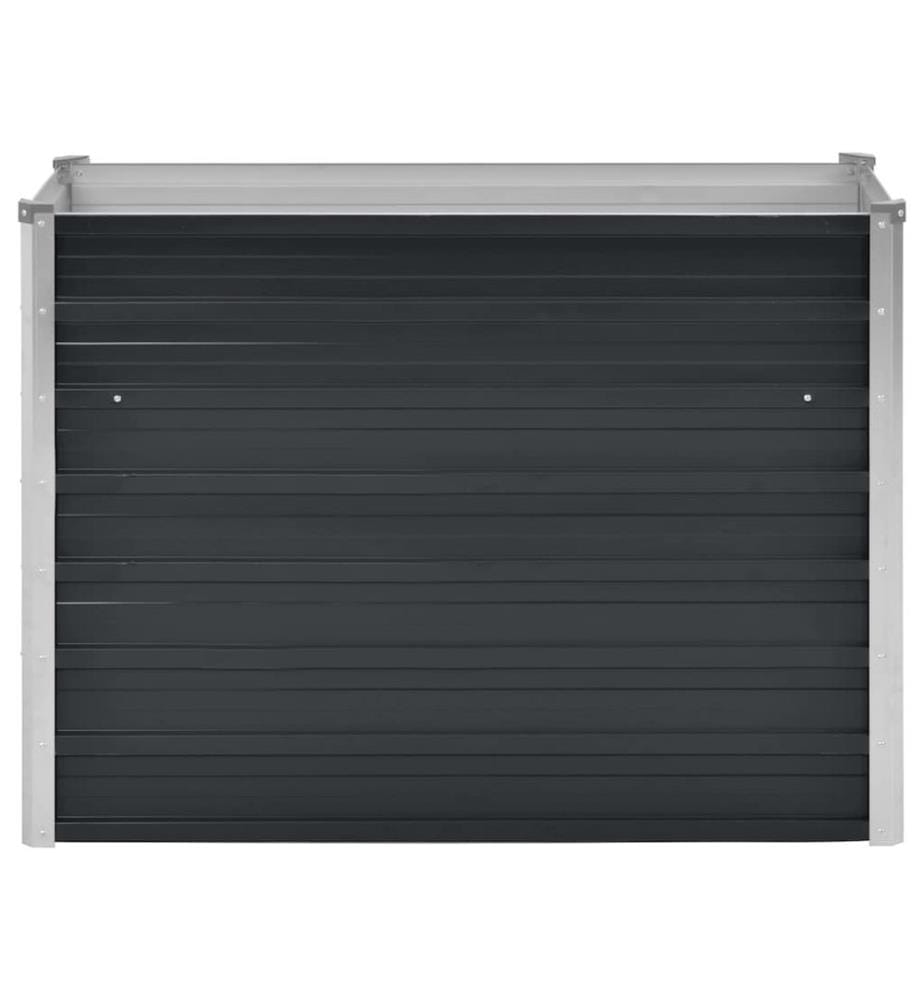 Lit surélevé de jardin Anthracite 100x40x77 cm Acier galvanisé