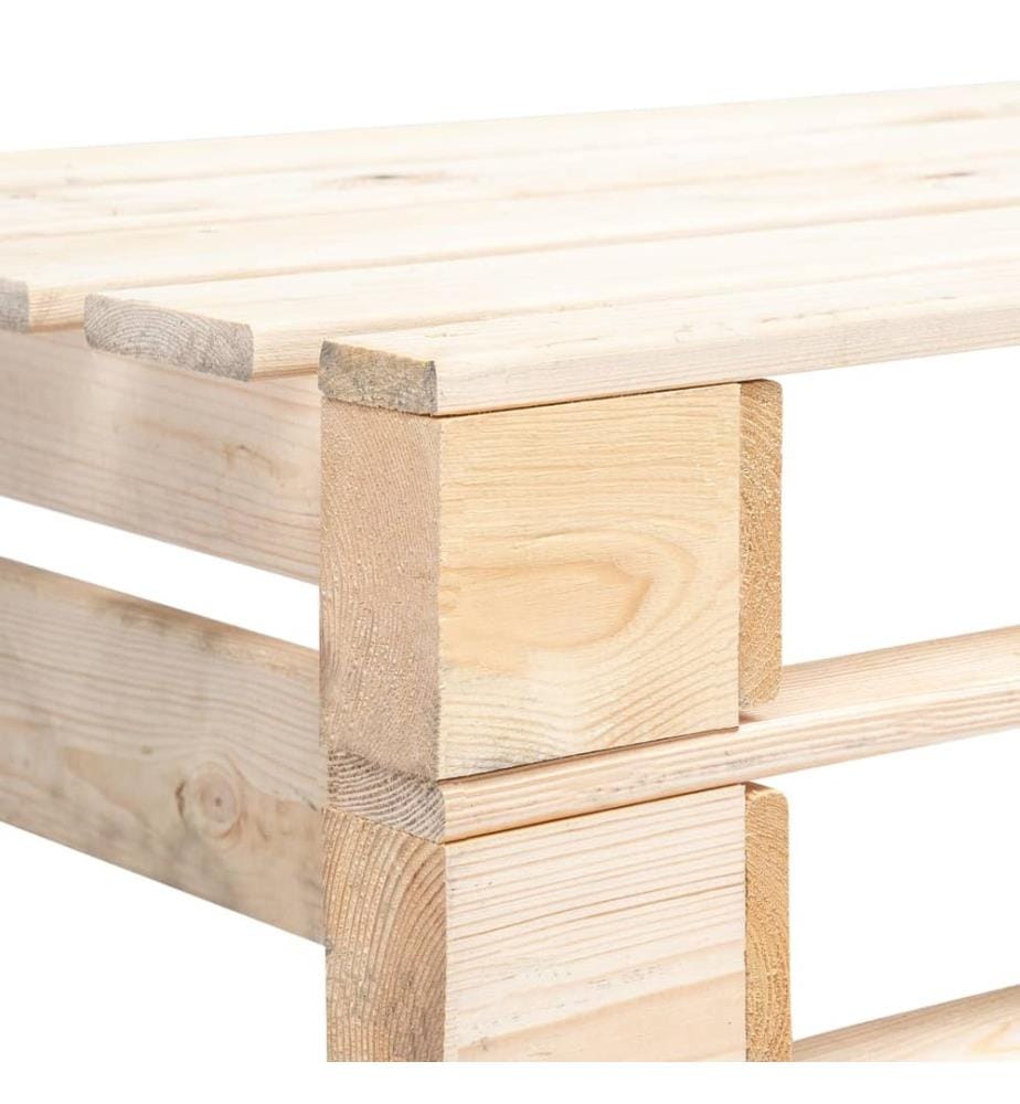 Banc palette de jardin bois