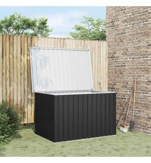 Boîte de rangement de jardin Anthracite 149x99x93 cm
