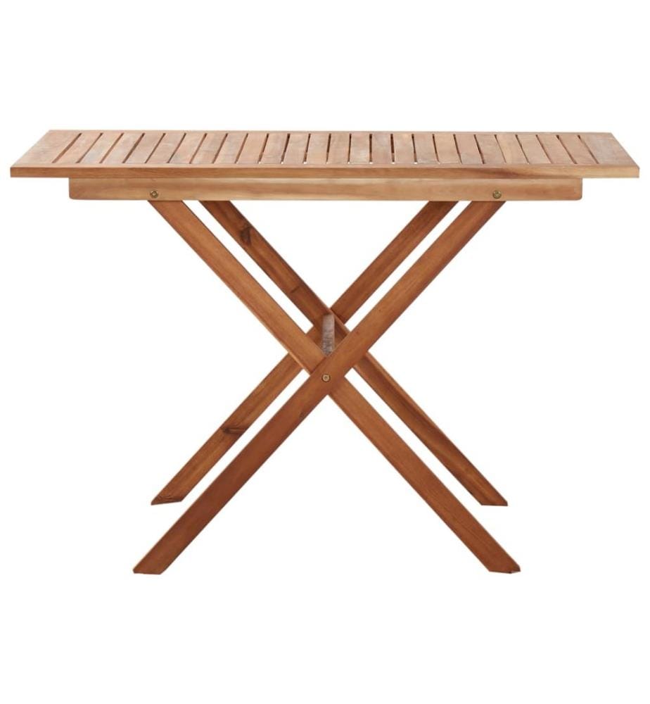 Gartentisch 110x67x74 cm Massivholz Akazie