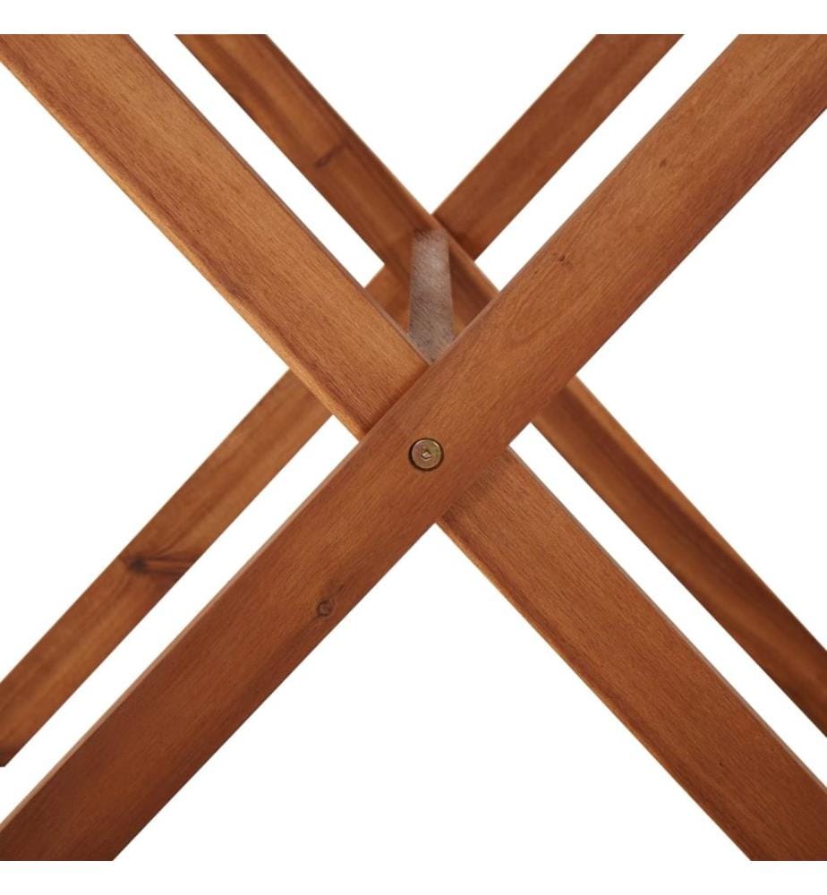 Gartentisch 110x67x74 cm Massivholz Akazie