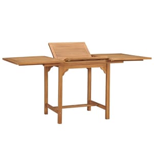 Table extensible de jardin (110-160)x80x75 cm Teck solide