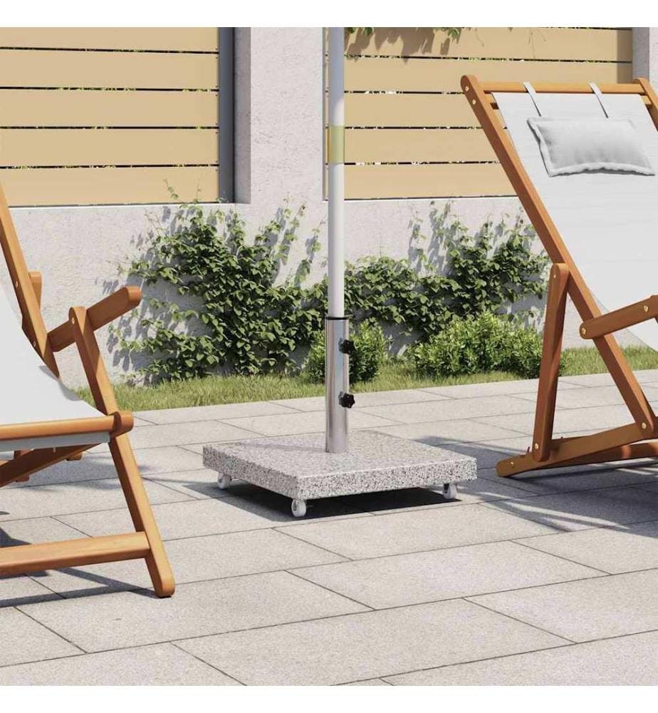 Sonnenschirmständer Granit 30 kg Quadrat Grau