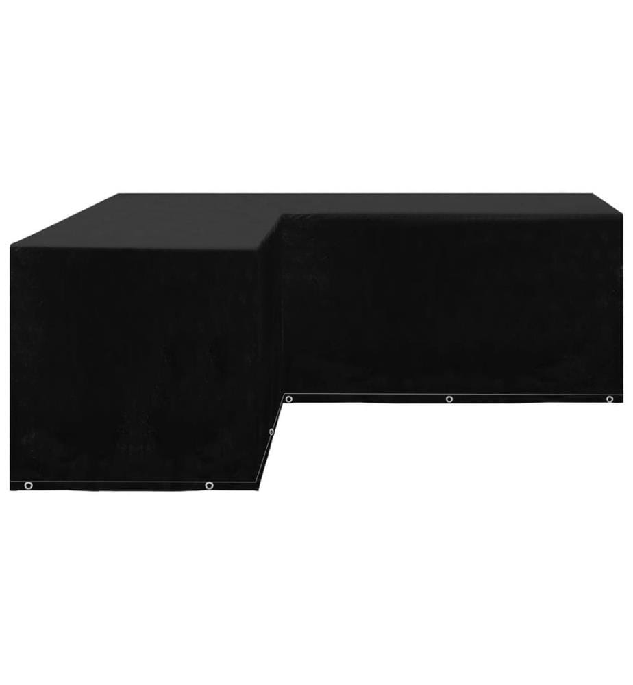 Gartenmöbel-Abdeckung L-Form 12 Ösen 250x250x90 cm