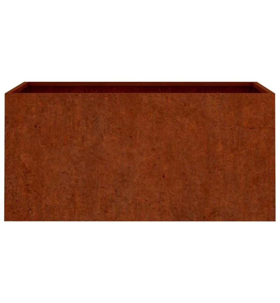 Jardinière 62x40x39 cm acier corten