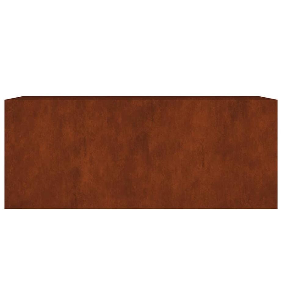 Hochbeet 200x80x80 cm Cortenstahl