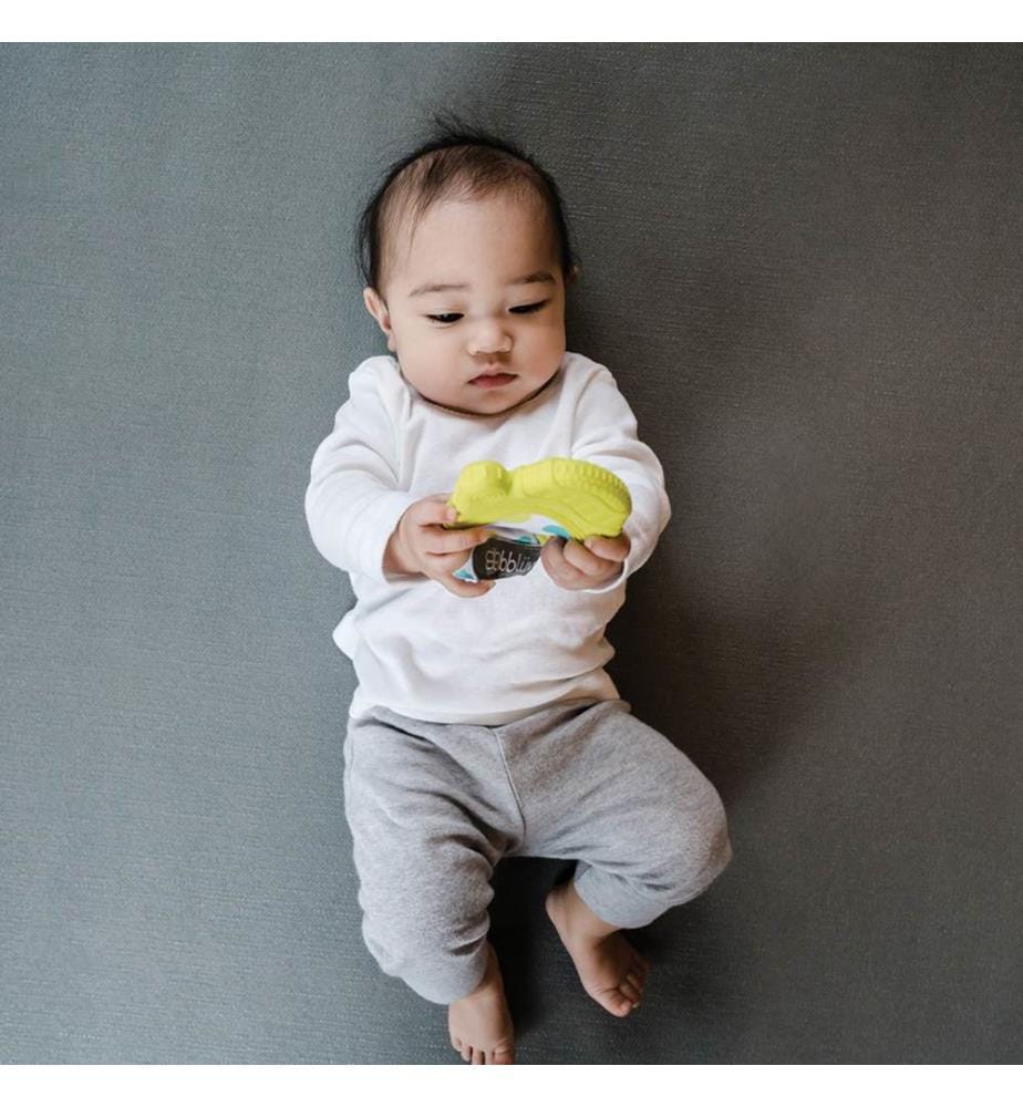 Glüv Mitaine de dentition pour bébé lime