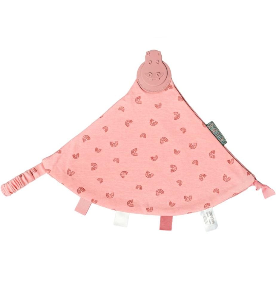 Cuddle cloth with teething ring Comfortchew Rainbow Rose