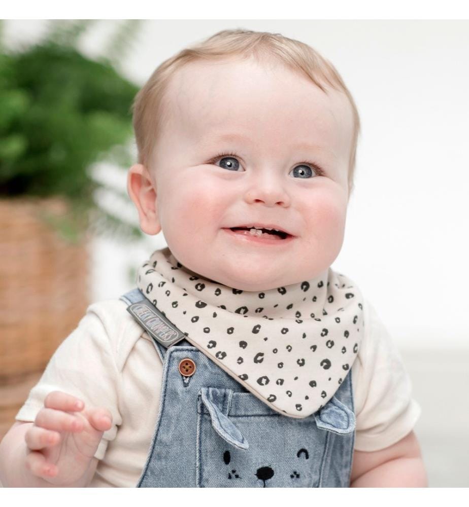 Lätzchen Neckerbib 2er Pack Leopard Spot & Rainbow Rose