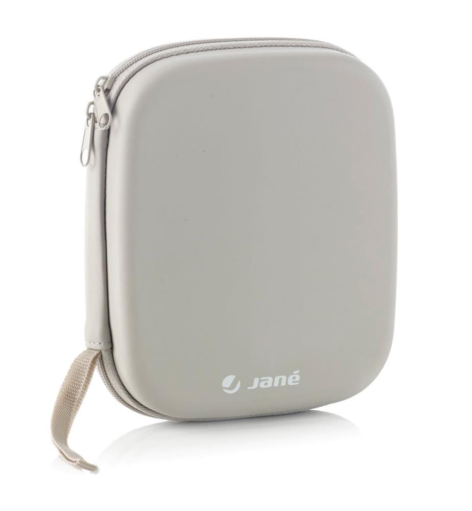 Set igiene JANÉ con borsa da toilette 7 pezzi sabbia