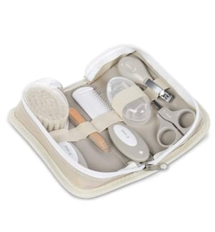 Set per l'igiene JANÉ con borsa da toilette Sabbia di base