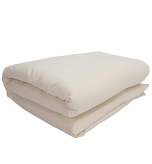 Comforter cover ecru cotton 90 x 120 cm
