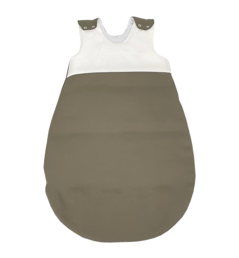 Gigoteuse pour toute l'année Lyocell 70 cm écru-kaki