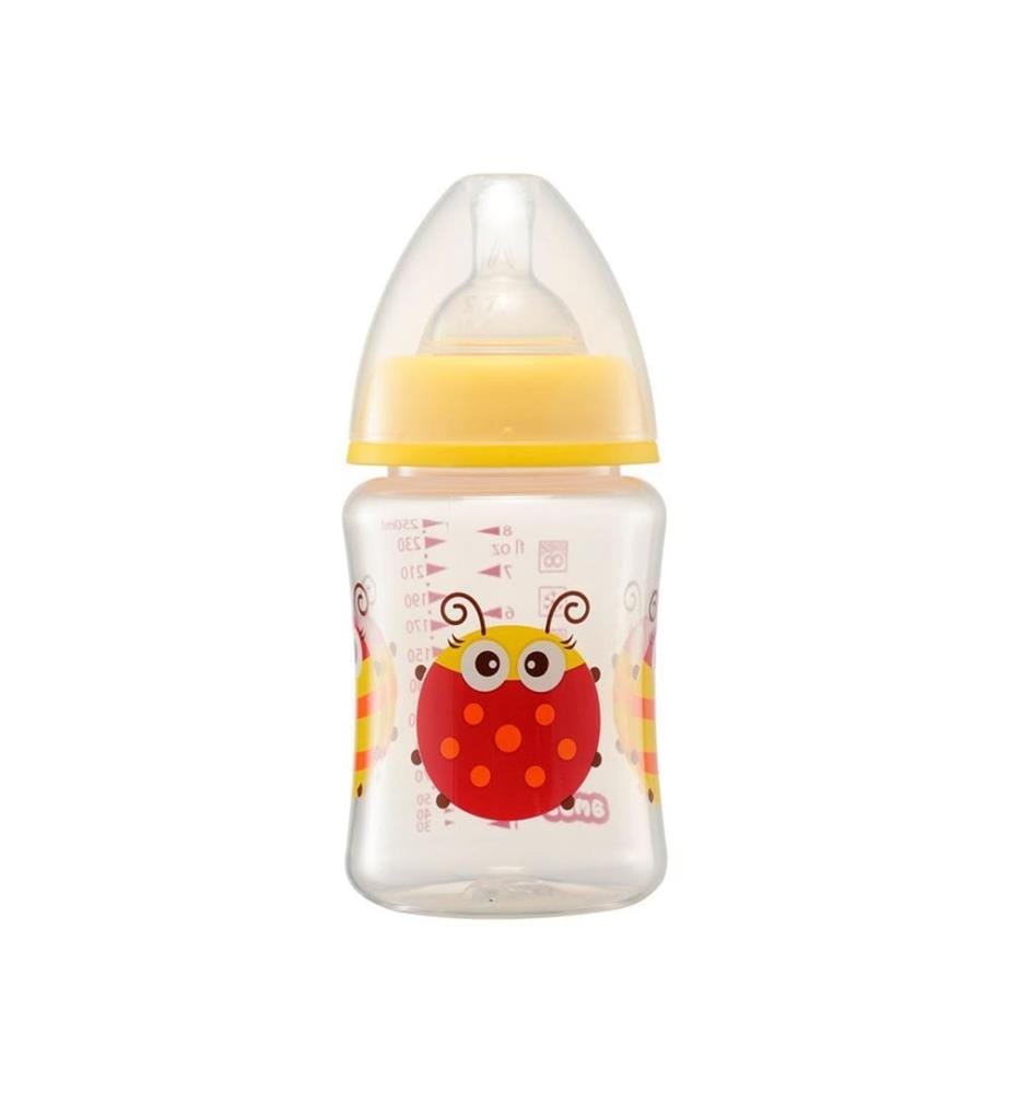 KULI-MULI Weithalsflasche mit Griff 250ml Ladybird