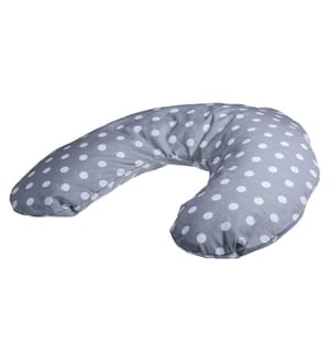 KULI-MULI Housse pour oreiller cervical Points gris