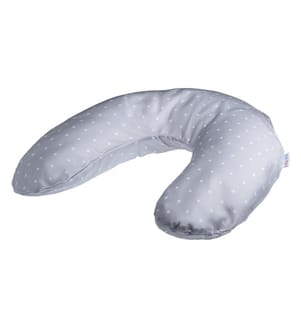 KULI-MULI Housse pour oreiller cervical Lyocell Points gris