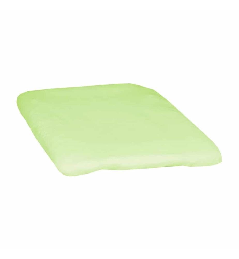 KULI-MULI Housse pour matelas à langer éponge vert citron 75 x 85 cm