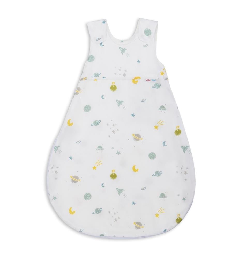 KULI-MULI Sommerschlafsack Lyocell 60 cm Space Allover
