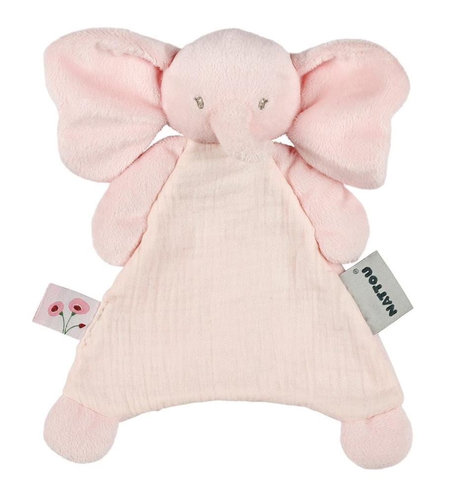 FanFan Doudou petit éléphant rose