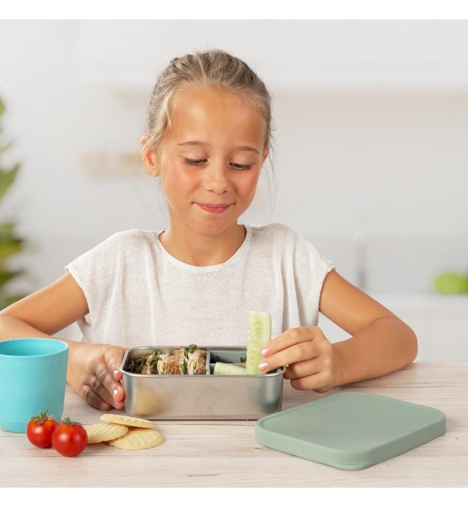 Boîte à goûter en acier inoxydable