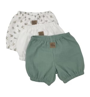 Culotte bouffante courte 3 pcs. vert