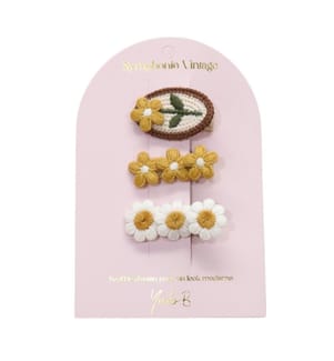 Hair clips 3 pcs. Vintage