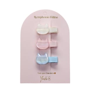 Hair clips 3 pcs. Feline
