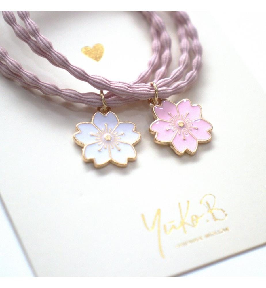 Elastici per capelli 2 pz. Fiori graziosi
