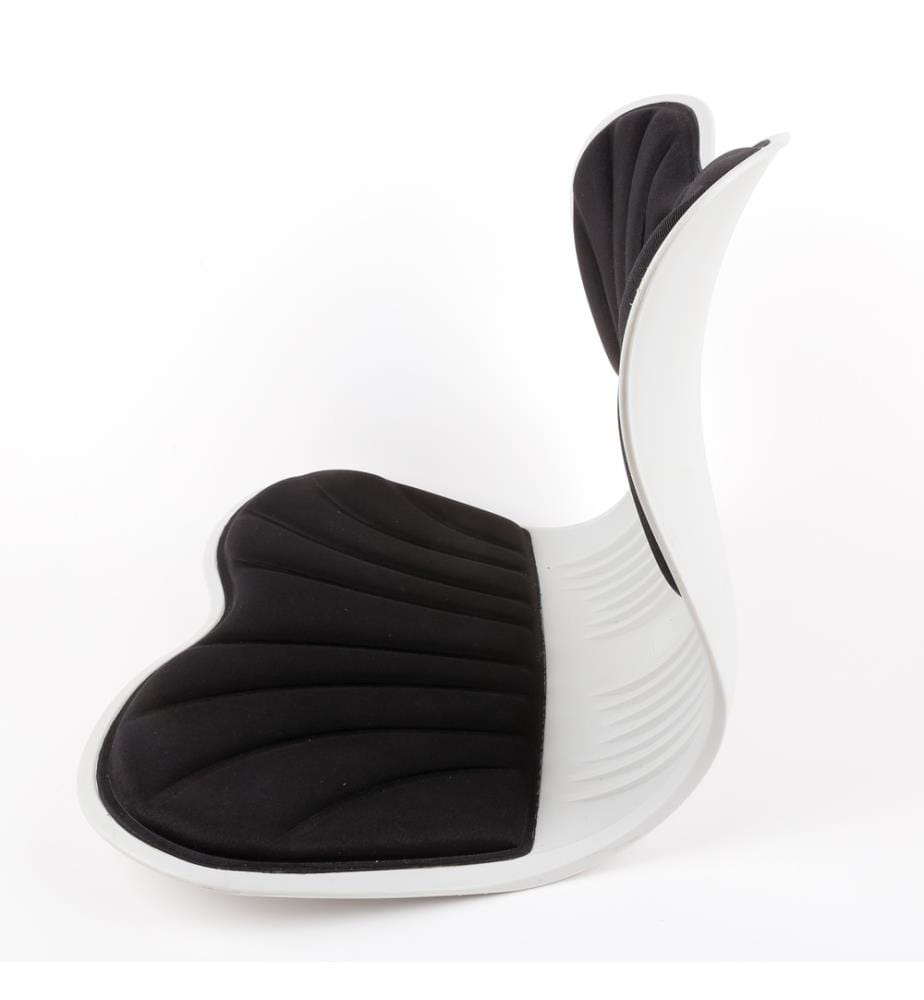 Coussin de siège ergonomique – Noir/Écru