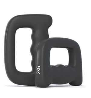 Paire de petits haltères 2kg - Noir
