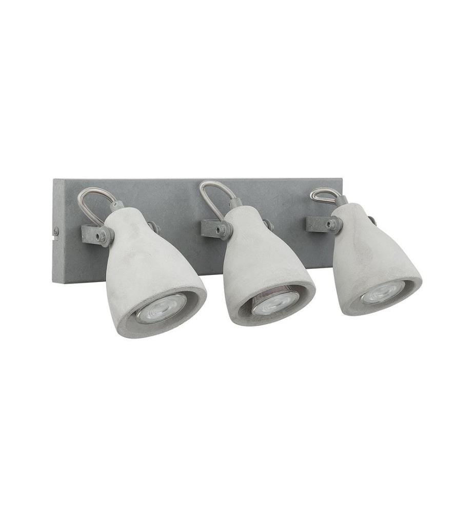 Faretto a 3 luci MISTAGO Regolabile Cemento Grigio