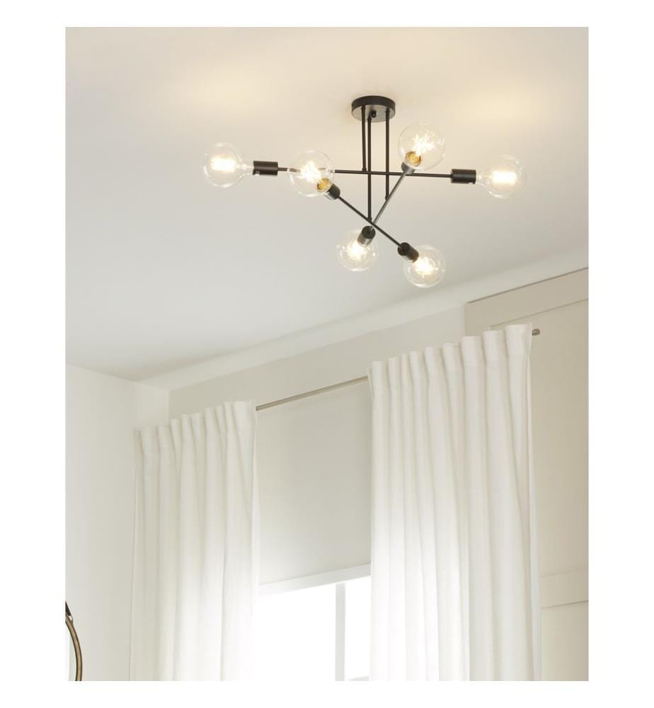 Deckenlampe KIDANE Metall Schwarz