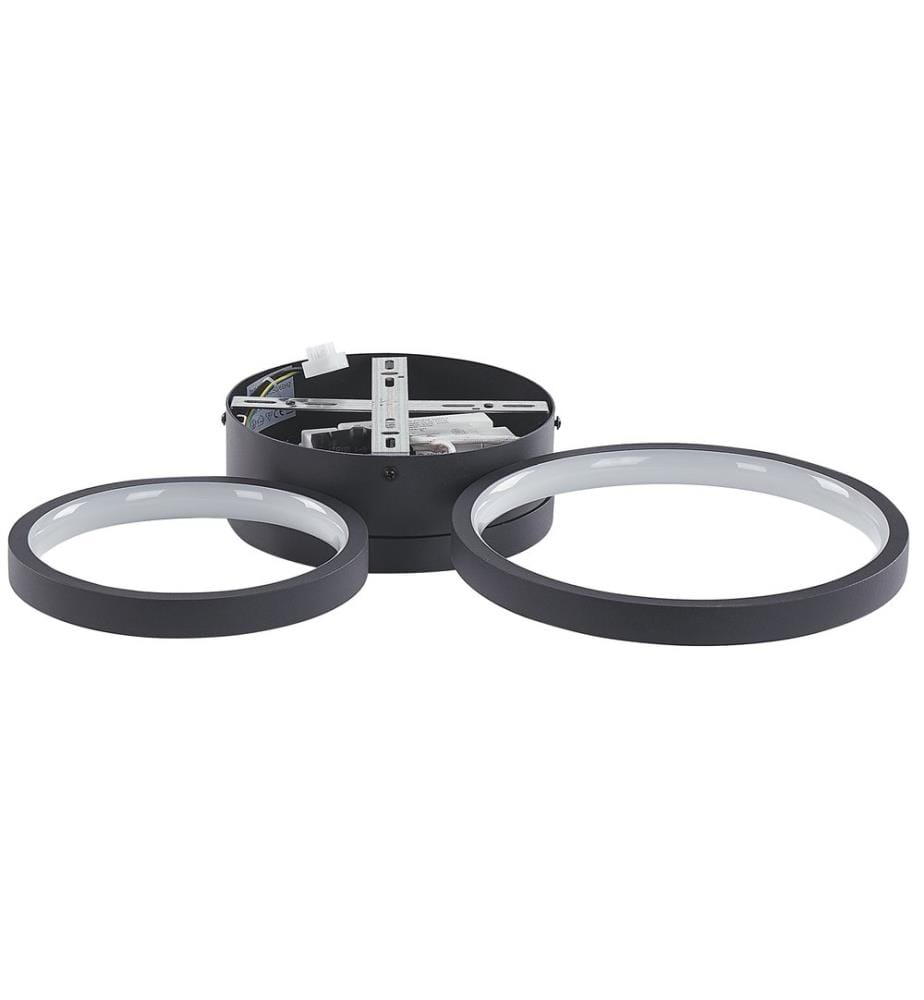 LED Deckenlampe AGNAT Metall Schwarz