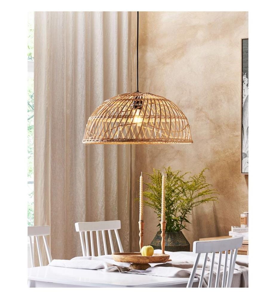 Pendant Lamp RAVINE Rattan Natural