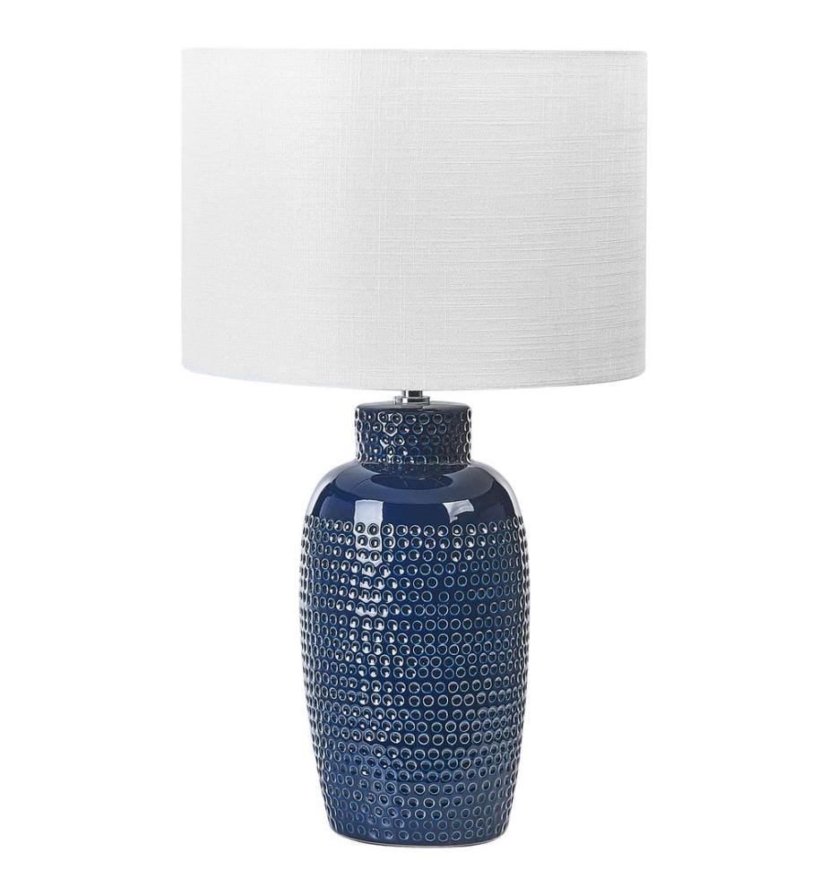 Table Lamp PERLIS Ceramic Navy Blue