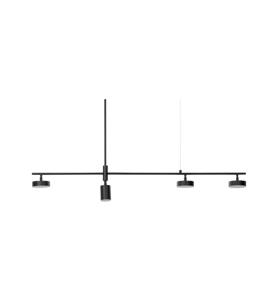 Lampadario a LED FOYLE Metallo Nero